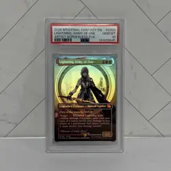 2025 MTG Final Fantasy Lightning, Army of One Borderless FOIL (0320) PSA 10 - Image 1