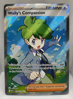 Pokemon Wally's Compassion 176/132 Ultra Rare ME01: Mega Evolution NM/M - Image 1