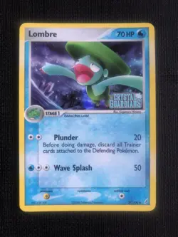 Pokemon TCG Lombre EX Crystal Guardians 37/100 Reverse Holo Uncommon NM - Image 1