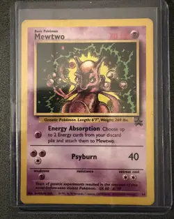Mewtwo #14 Black Star Promo (2000) Pokemon WOTC TCG - MP Condition - Image 1