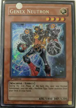 YuGiOh Genex Neutron Secret Rare 1st Edition TSHD-EN097 - Image 1