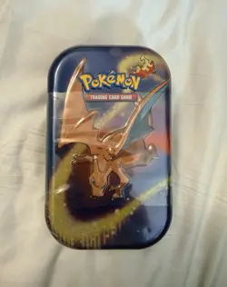 Pokemon Tcg Mini Tin Kanto Power Charizard With Collectible Coin & Art Card - Image 1