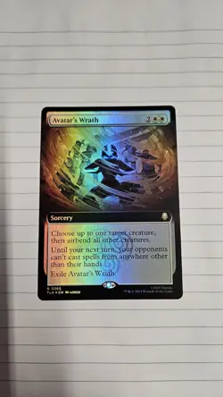 MTG Avatar's Wrath (Extended Art) #365 - Avatar: The Last Airbender Foil Rare - Image 1