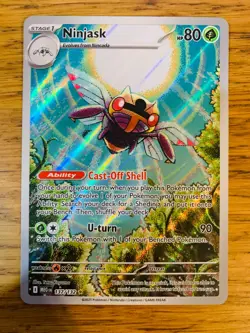 NM! Ninjask (137/132) Mega Evolutions Illustration Rare Pokemon Card! FREE P&P! - Image 1