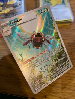 NM! Ninjask (137/132) Mega Evolutions Illustration Rare Pokemon Card! FREE P&P! - Image 3