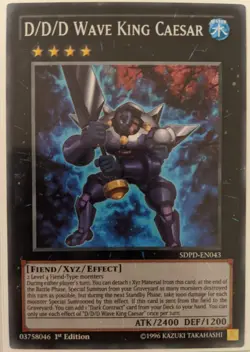 YuGiOh D/D/D Wave King Caesar 1st Edition SDPD-EN043 - Image 1