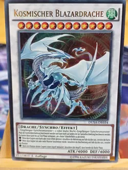 Kosmischer Blazardrache DUSA-DE034 Ultra Rare Deutsch NM YUGIOH - Image 1