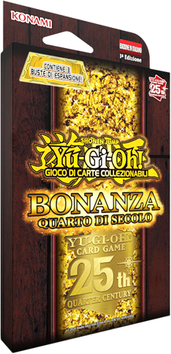 Yu-Gi-Oh! Bonanza Quarto di Secolo RA03 1a Edizione Tuckbox da 3 Buste (IT) - Image 1