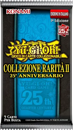 Yu-Gi-Oh! Collezione Rarita' 25th Anniversario II RA02 1a Edizione Busta 9 Ca... - Image 1