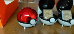 Pokemon Collectible Card Lot with Poke Ball Cases and Gold Cards - Image 2