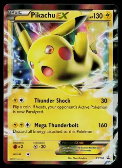 Pokemon Card - Pikachu EX XY Promos XY174 Promo Holo - Image 1
