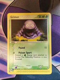 Grimer 57/97 EX Dragon 2003 Non Holo Pokemon Card LP- Near Mint - Image 1
