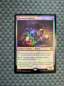 MTG Ravenous Robots #0106 Foil Rare Teenage Mutant Ninja Turtles (TMT) - Image 1