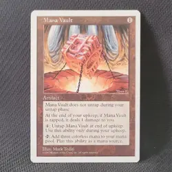 Magic: The Gathering Mana Vault Artifact Mark Tedin 5th Edition Rare English - Image 1