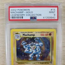 PSA 9 Machamp 15/110 Legendary Collection Holo Foil 2002 Nintendo Pokemon Card - Image 3