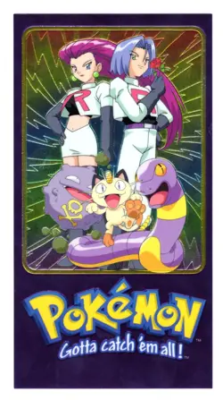 Topps Pokemon Animation Series 2 - Tin Topper/Jumbo Card Team Rocket Foil 3 of 5 - Image 1