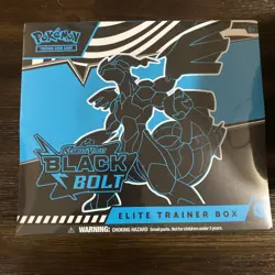 Pokemon TCG Scarlet & Violet Black Bolt Elite Trainer Box SEALED ETB - Image 1