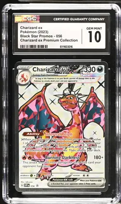 Charizard EX 056 Premium Collection Black Star Promos Pokemon CGC 10 Gem Mint - Image 1