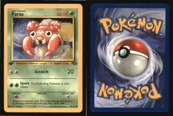 Paras 59/64 Common Jungle Pokemon 1st Edition Moderately Played - Image 3