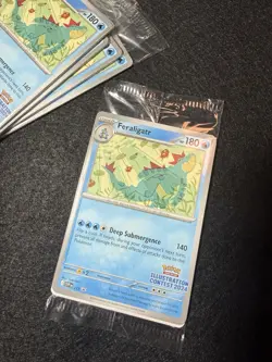PROMO 2024 Illustration Contest SEALED 3 pack Feraligatr SVP213 SVP214 SVP215 - Image 2