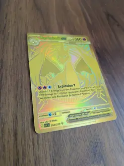 Mega Charizard Y EX 294/217 Gold Hyper Rare - Ascended Heroes Pokemon TCG NM - Image 2