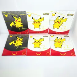 6x Lot of Pokemon 25th Anniversary McDonald's 2021 Promo Booster Packs Set #1 - Image 1