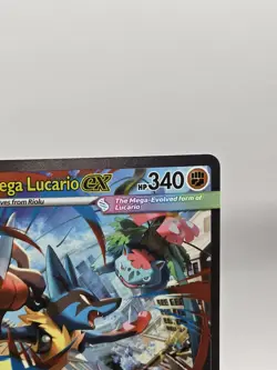 Pokemon TCG Mega Lucario ex Special Illustration Rare Holo Me01 179/132 English… - Image 4