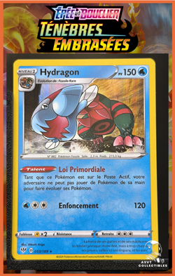 Carte Pokemon Hydragon 053/189 Holo EB03 Tenebres Embrasees FR - Image 1