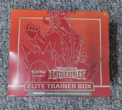 NEW & SEALED SW&SH 5 BATTLE STYLES ELITE TRAINER BOX ETB RED POKEMON TCG - Image 1