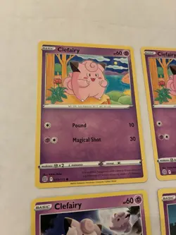 Lot Of 7 Clefairy And Clefable Pokemon Cards - Image 5