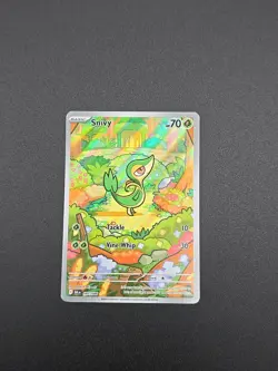 Snivy 087/086 Illustration Rare SV: Black Bolt - English Pokemon TCG NM - Image 2