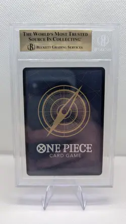 One Piece TCG Shanks Silver Anniversary SP OP13 Beckett Pristine 10 - Image 2