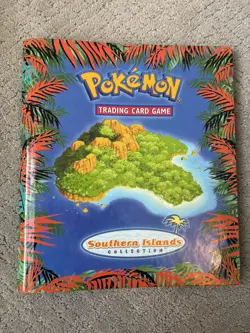 2001 Vintage Pokemon Southern Islands Binder with SI Neo Card Checklist Insert - Image 1