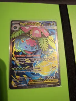 Pokemon Mega Venusaur EX Holo Card 155/132 Me01: Mega Evolution - Image 1
