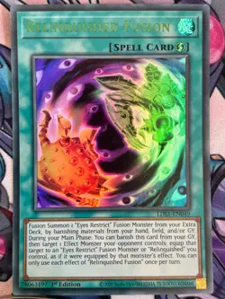 Relinquished Fusion LDS1-EN049 YuGiOh Card ULTRA RARE 1ST EDITION - Image 1