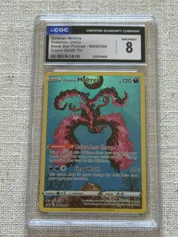 Pokemon Galarian Moltres CGC 8 SWSH284 Sword & Shield Promo Holo Card 2023 - Image 1