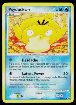 Pokemon Card - Psyduck Platinum 87/127 Common - Image 1