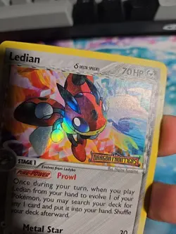 Ledian (Reverse Holo) 18/101 EX Dragon Frontiers (LP-) Pokemon TCG - Image 4