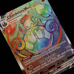 Pokemon TCG - Chandelure VMAX 265/264 Fusion Strike Secret Rare - NM/M - Image 1