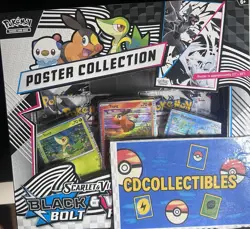Pokemon TCG: Black Bolt & White Flare Unova Poster Collection, New, 4 Available - Image 1