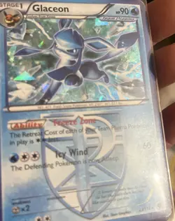 Glaceon 23/116 Holo Rare PLasma Freeze Black & White Pokemon TCG - Image 2