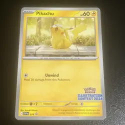 Pokemon - Pikachu SVP 214 Illustration Contest 2024 NM - Image 1