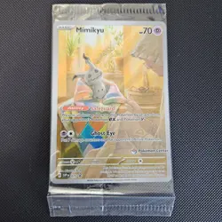 Mimikyu 075 Pokemon TCG S&V BS Promo Pokemon Center Exclusive Stamp SEALED - Image 1