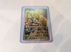 Pokemon Paldean Fates Mimikyu SVP075 Black Star Promo Pokemon Center Stamp - Image 2