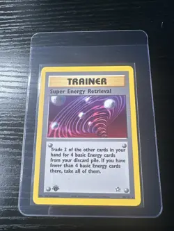 Super Energy Retrieval 89/111 1st Edition Neo Genesis WOTC Vintage Pokemon - Image 1