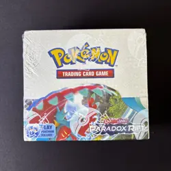 Paradox Rift Booster Box Pokemon TCG Acrylic Box Case New Sealed Small Hole - Image 1