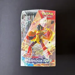 Paradox Rift Booster Box Pokemon TCG Acrylic Box Case New Sealed Small Hole - Image 2