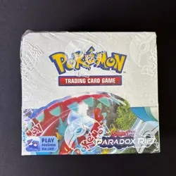 Paradox Rift Booster Box Pokemon TCG Acrylic Box Case New Sealed Small Hole - Image 1