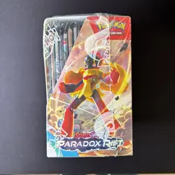Paradox Rift Booster Box Pokemon TCG Acrylic Box Case New Sealed Small Hole - Image 2
