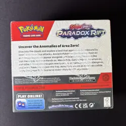 Paradox Rift Booster Box Pokemon TCG Acrylic Box Case New Sealed Small Hole - Image 4